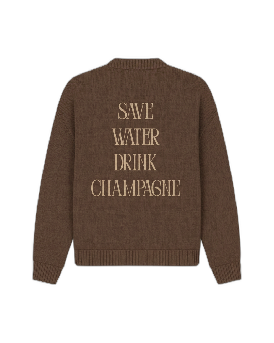 Save water drink champagne
