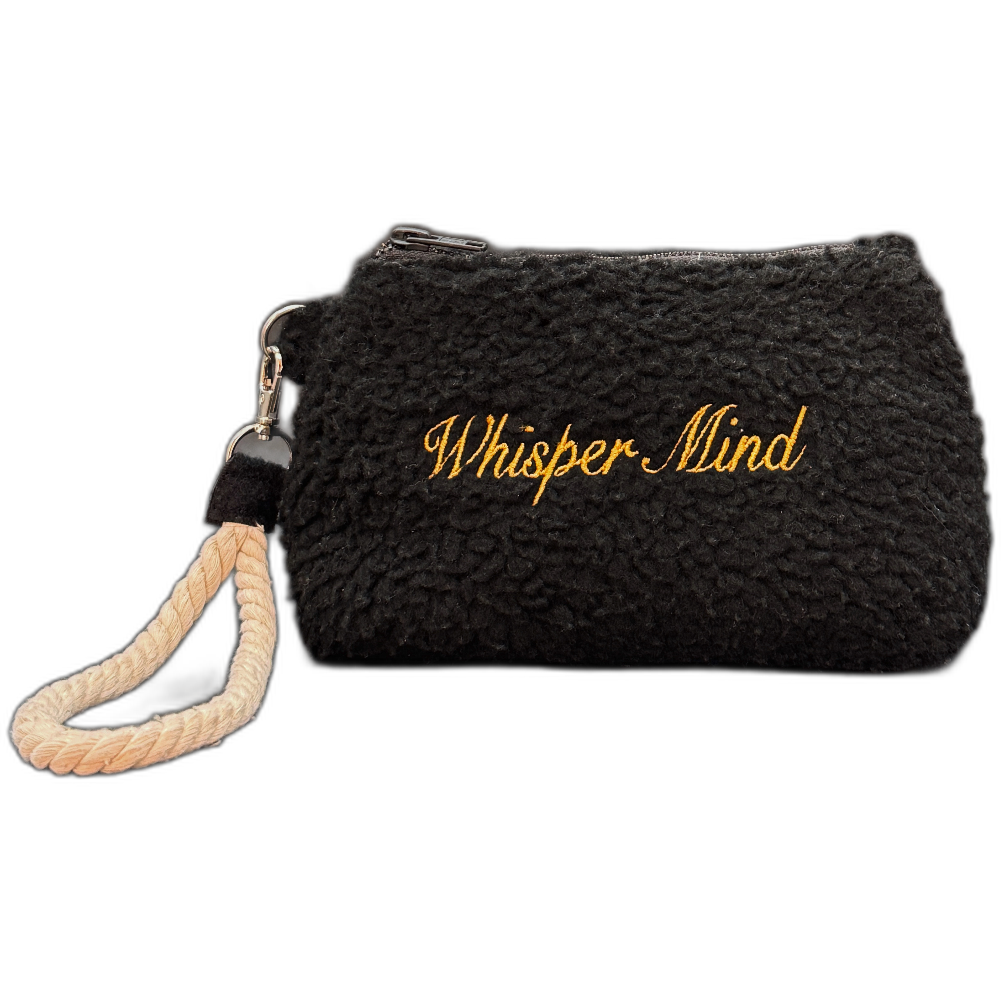 Pochette Sherpa Nera – All i want for christmas is Azul