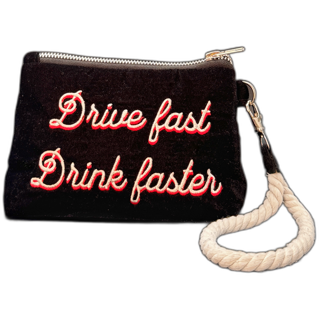 Pochette Ciniglia Nera – Drive fast drink faster