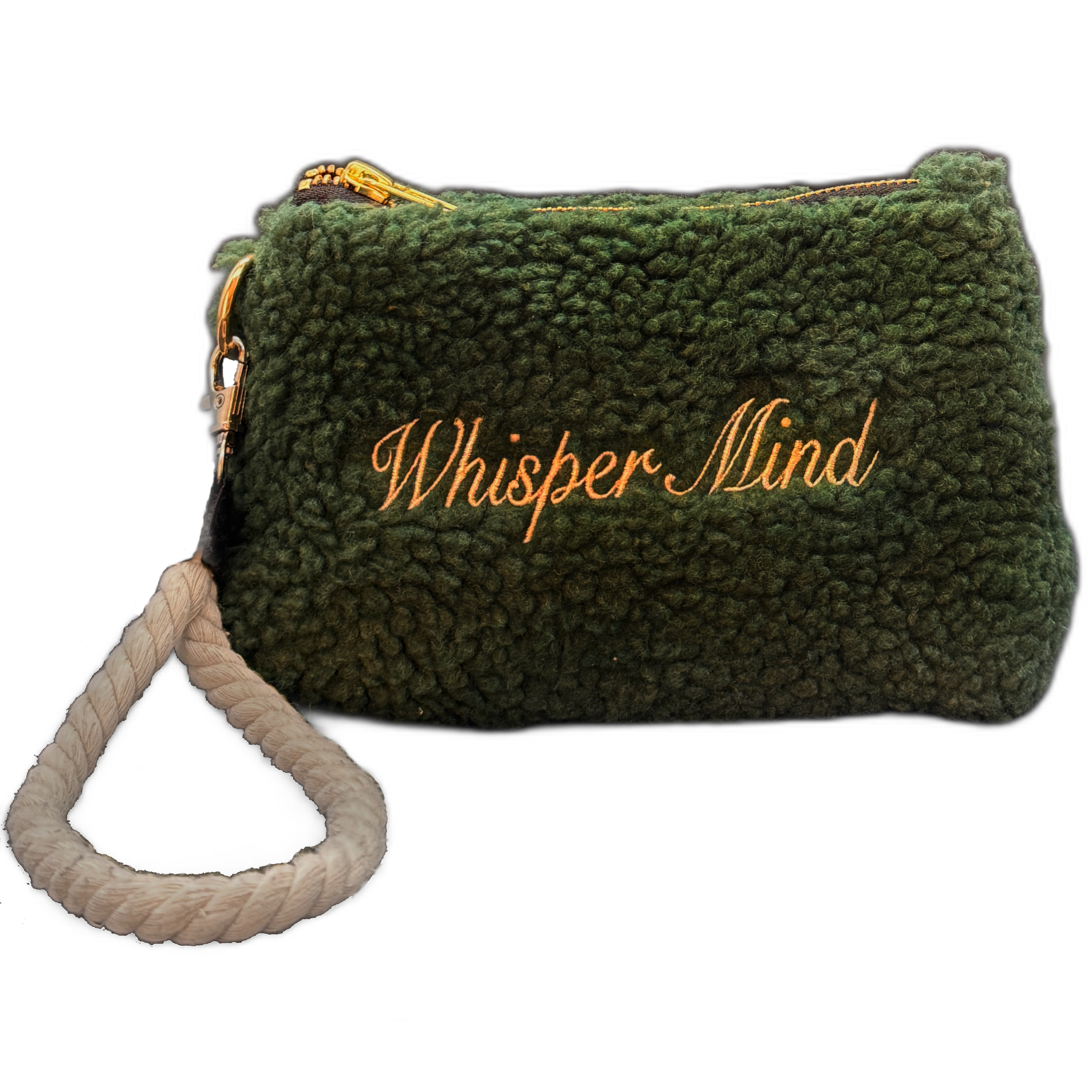 Pochette Sherpa Verde – Sci, Spa & Daddy’s Card