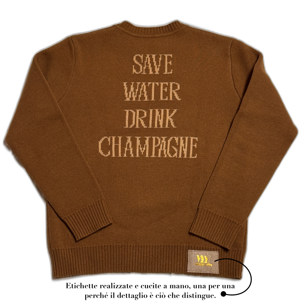 Save water drink champagne